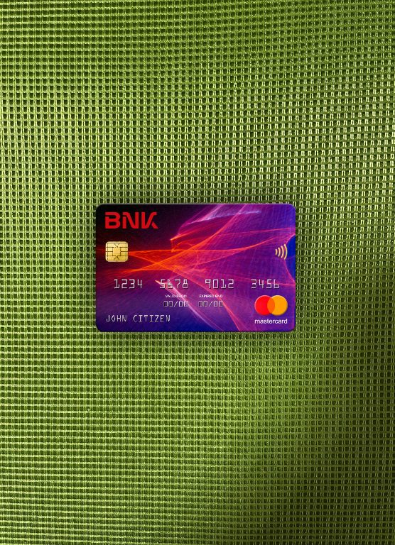 Download South Korea BNK bank mastercard photolook front Photoshop template